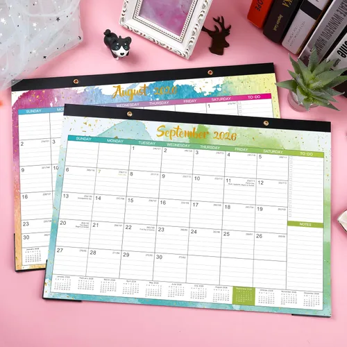 Miniatura 2 de 2026 Desk Calendar - Large Desk Calendar 2026, Jan. 2026 - Dec. 2026, 17" x 12", 12 Monthly Calendar 2026 with Desk Pad, To-do List & Notes for