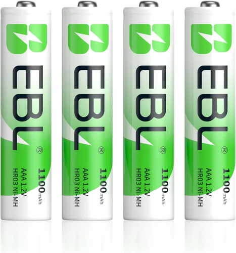 Miniatura 15 de EBL Baterías AAA recargables (16 unidades) Ready2Charge 1100mAh 1.2V Batería Ni-MH