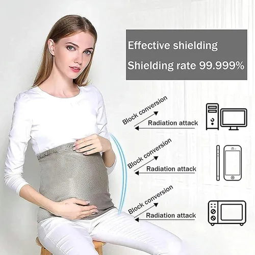Miniatura 5 de Ropa de maternidad de protección contra la radiación, ropa anti-radiación Conductor EMF/blindaje Anti-cientificación Plata Protección WiFi Teléfonos