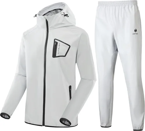 Miniatura 10 de HOTSUIT Sauna Suit Men Anti Rip Boxing Sweat Suits Exercise Workout Jacket