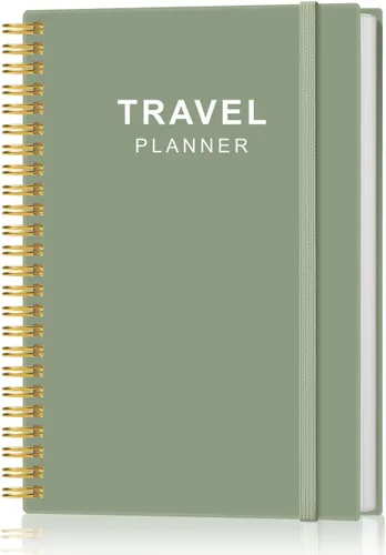 Miniatura 9 de Diario de viaje para mujeres y hombres, organizador de viajes de vacaciones y carretera, cuaderno de viaje para 6 viajes, planificador de viajes