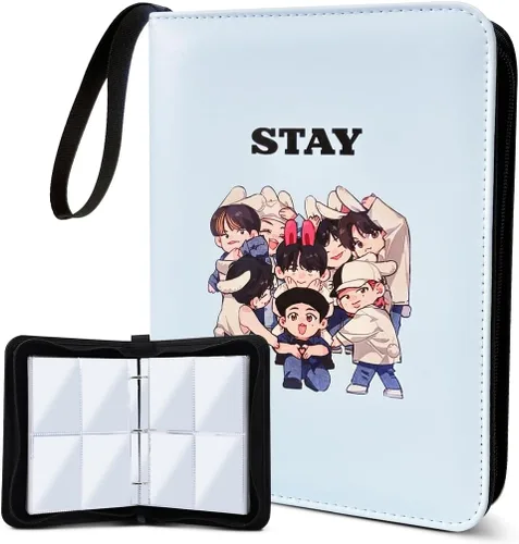 Miniatura 7 de Carpeta para tarjetas fotográficas con 400 bolsillos, libro con mangas, álbum de fotos para tarjetas Lomo