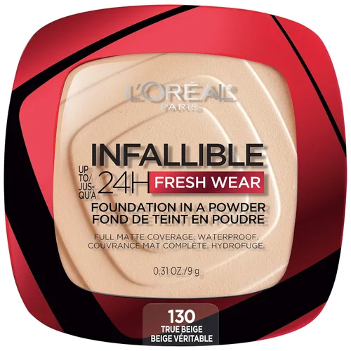 Miniatura 26 de L'Oreal Paris - Maquillaje base en polvo Infallible Fresh Wear, Porcelain 010 (porcelana 010), 0.31 onzas