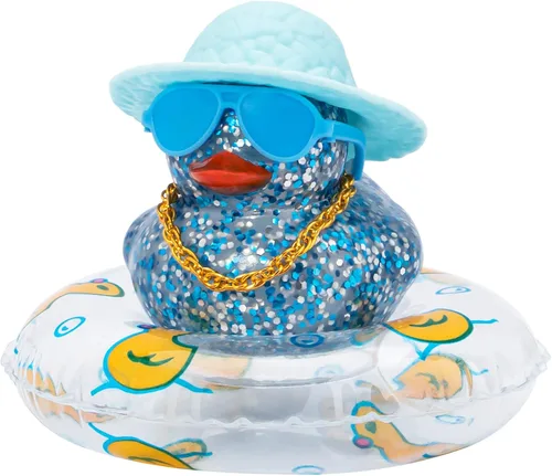 Miniatura 30 de wonuu Accesorios para automóvil, patos de goma, decoraciones de tablero de patos de goma, accesorios rosados, decoración de coche, patos