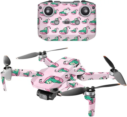 Miniatura 7 de MightySkins Compatible con DJI Mini 2 Dron portátil – Panda Hello Funda protectora de vinilo duradera y única Fácil de aplicar, quitar y cambiar