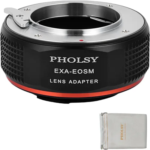Miniatura 13 de PHOLSY Adaptador de montaje de lente Leica M a EF-M Compatible con Leica M, Zeiss ZM, VM Lens a Canon EF-M (EOS M) Mount Camera Body Leica M a EOS M