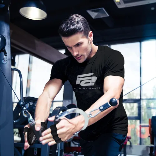 Miniatura 9 de Guantes de entrenamiento Fit Active Sports para el gimnasio - Agarres duraderos para el gimnasio y almohadillas de agarre - Acolchado de goma