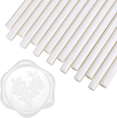 Miniatura 16 de Yoption 15 barras de cera para sellar pistola de pegamento para sello de cera, ideal para invitaciones de boda, sobres, tarjetas, ideas de regalo