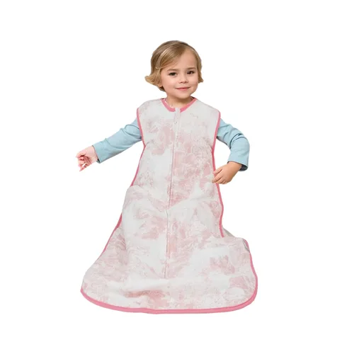 Miniatura 20 de Saco de dormir para niños pequeños (2-3T) ligero de algodón de 0.5 tog para verano, manta de verano para bebé, saco de dormir para bebé, delgado