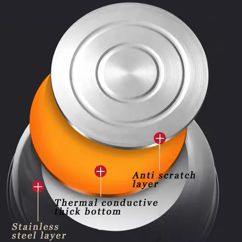 Miniatura 3 de Vaporizador para cocinar, olla de vapor con tapa, olla de vapor de 11 pulgadas con estante para cocinar verduras, pescado, mariscos, fideos, pasta