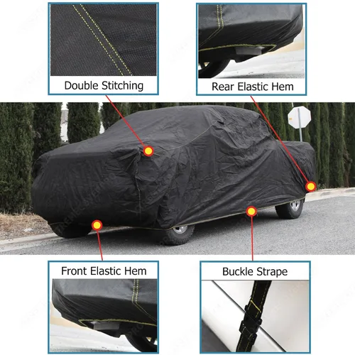 Miniatura 3 de Funda para auto compatible con Ford Ranger SUPERCAB 2019-2025 de 6 pies para cama XTREMECOVERPRO PRO Series Black Truck Cover Negro