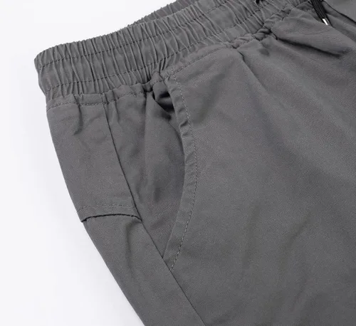 Miniatura 3 de LOKTARC - Pantalones de chándal con cordón para niños, diseño de camuflaje