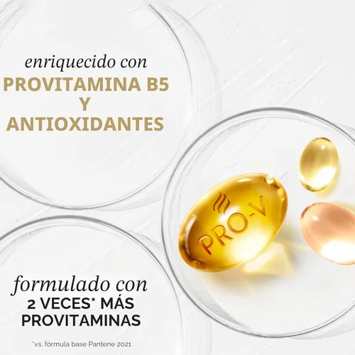 Miniatura 5 de Pantene Juego de champú y acondicionador, suave y liso, control del encrespamiento con antioxidantes, nutritivo para todo tipo de cabello, rizado