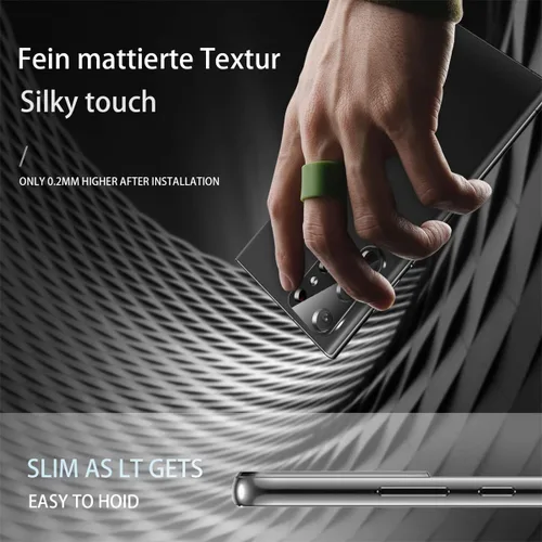 Miniatura 7 de Suoman Paquete de 3 protectores de lente de cámara para Samsung Galaxy S22 Ultra 5G, película protectora de pantalla de vidrio templado HD
