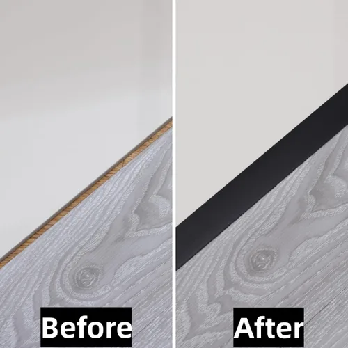 Miniatura 5 de Gaahing Tira de transición de suelo de aluminio en T, moldura en T para tablones de pisos laminados, transición de piso de vinilo, transición
