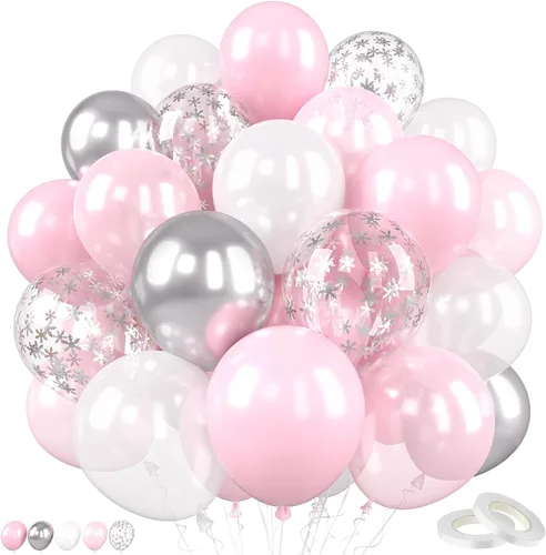 Miniatura 30 de Globos Rojo Blanco Azul, 50 Piezas 12 Pulgadas con Estampado de Estrellas, Globos de Látex Rojo Real Azul Confeti para el 4 de Julio, Día