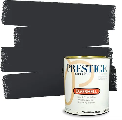 Miniatura 203 de Prestige Paints - 2 en 1, pintura base y pintura de exterior, P500-N-SW7020 SW6991-PCM