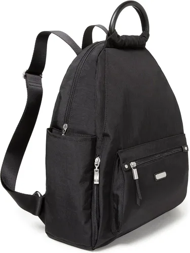 Miniatura 11 de Baggallini Mochila todo el día para mujer con pulsera de teléfono RFID, Negro, talla única