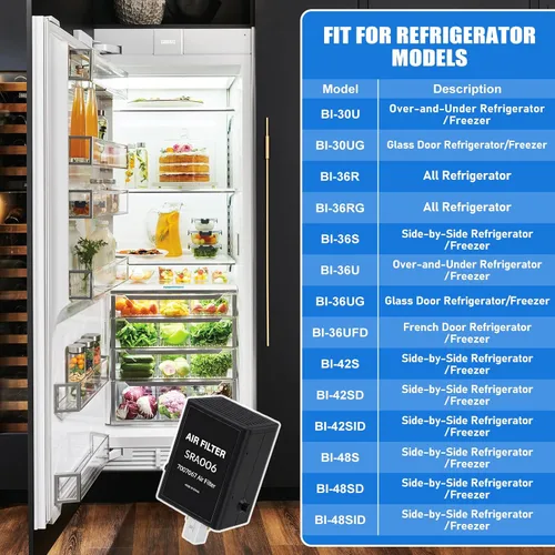 Miniatura 3 de 7007067 7042798 Reemplazo del cartucho de purificación de aire del refrigerador para refrigeradores sub-cero, reemplazo de filtros de aire 7007067