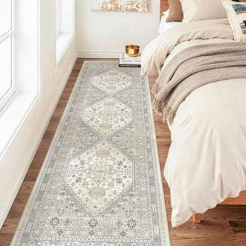 Miniatura 83 de zesthome Alfombra 4x6 - Alfombra Resistente a Manchas Lavable, Alfombras con Respaldo Antideslizante para Sala de Estar, Alfombras Pequeñas de Área
