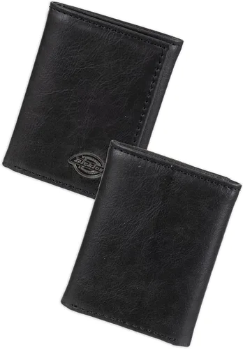 Miniatura 2 de Dickies Cartera triple de cuero para hombre Negro