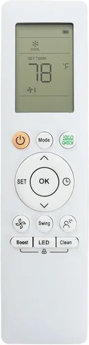 Miniatura 8 de Mando a distancia de CA de repuesto RG10A / RH10B compatible con aire acondicionado Midea A/C MAW08V1QWT, MAW10V1QWT, MAW12V1QWT