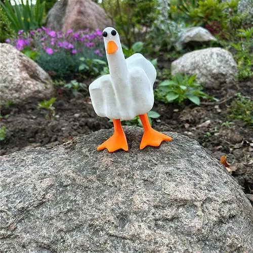 Miniatura 4 de Estatua Graciosa de Dedo Medio de Resina para Jardín, Escultura de Decoración para Hogar y Oficina, Ideal como Regalo para Escritorio