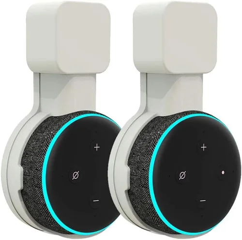 Miniatura 10 de Soporte de pared para 3ª generación, accesorios que ahorran espacio, gestión de cables integrada para altavoces inteligentes Dot (3ª generación)