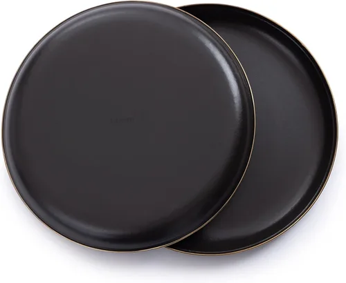 Miniatura 28 de Barebones Juego de 2 tazas de café esmaltadas de 16 onzas, taza de campamento con borde de acero inoxidable