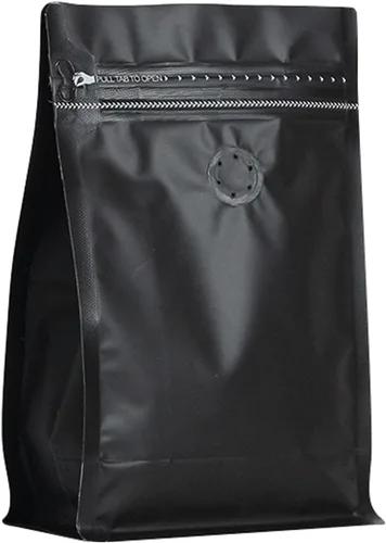 Miniatura 7 de Paquete de 110 bolsas de café en grano de café de alta barrera con válvula ventilada, metal mate, bolsas de color sólido sellables con calor
