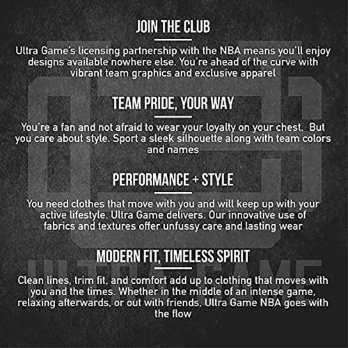 Miniatura 6 de Ultra Game - Camiseta de malla súper suave oficial de la NBA para mujer Negro