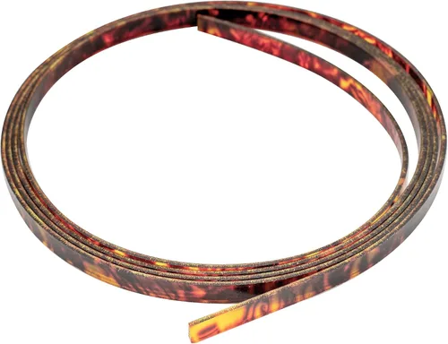 Miniatura 7 de Musiclily 1650x6x1.5mm Tira de Purfling de Encuadernación de Guitarra de Plástico para Piezas de Guitarra Acústica Clásica, Perla Negra Negro