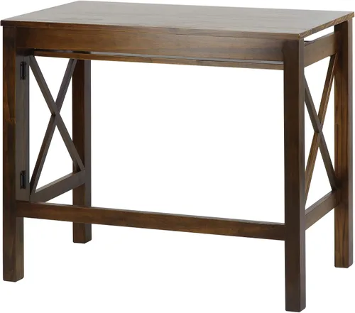 Miniatura 18 de Casual Home Montego - Escritorio plegable con bandeja extraíble, color espresso
