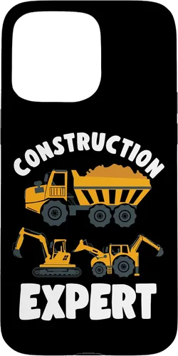 Miniatura 30 de iPhone 13 Pro Max Truck Construction Expert Excavator Digger para niño pequeño caso