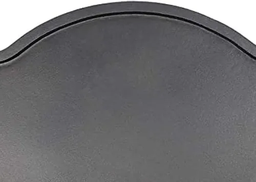 Miniatura 3 de Diseño liso de hierro fundido con acabado negro mate, respaldo decorativo tradicional, pequeño