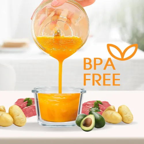 Miniatura 7 de Fabricante de Alimentos para Bebés y Procesador de Alimentos, Mezclador de Alimentos para Bebés Actualizado de 14-en-1, Fabricante de Puré