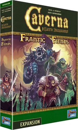 Lookout Caverna The Cave Farmers Frantic Fiends - Expansión del juego de mesa | Juego de estrategia de agricultura cooperativa para adultos y niños