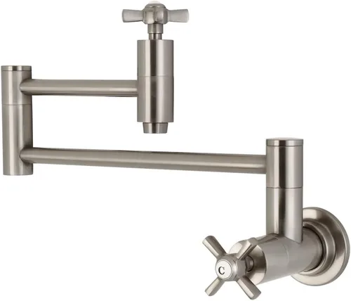 KINGSTON BRASS KS8108ZX Millennium - Llenador de ollas de níquel cepillado cepillado níquel