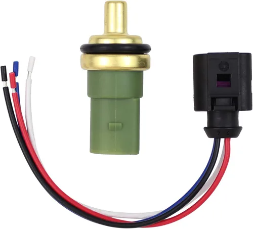Miniatura 3 de MOTOKU Sensor de temperatura del refrigerante de agua de 4 pines con arnés de conector para Audi A4 A6 A4 A8 Quattro TT S4 S8 Allroad Quattro S6 RS6