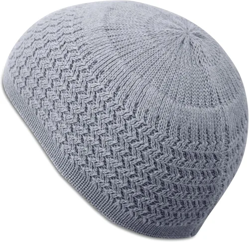 Miniatura 3 de Gorras transpirables de calavera para hombres y mujeres de punto en zigzag