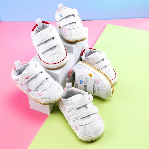 Miniatura 2 de SOFMUO Zapatos deportivos para bebés, niños y niñas, de piel sintética, antideslizantes, suela de goma suave, botines de vestir para niños pequeños