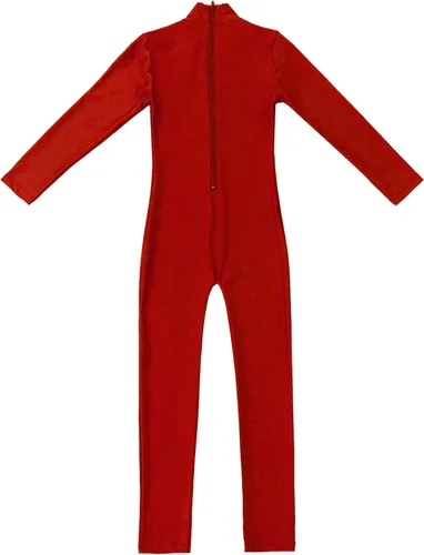Miniatura 12 de Body de manga larga para niños y niñas, con cuello alto, cuerpo completo, leotardo de gimnasia