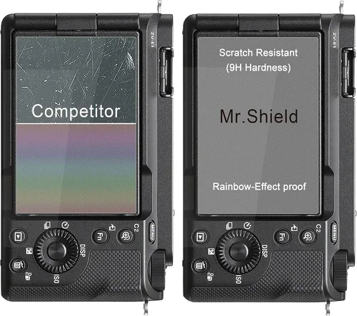 Miniatura 4 de Mr.Shield [Paquete de 3] Protector de pantalla para cámara Sony Alpha ZV-E1 [vidrio templado] [vidrio japonés con dureza 9H] Protector de pantalla