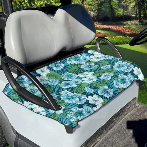 Miniatura 27 de Yewattles Universal personalizado carrito de golf cubierta de asiento de verano al aire libre Anti-caliente Club Coche Coche Manta Green Lawn Golf