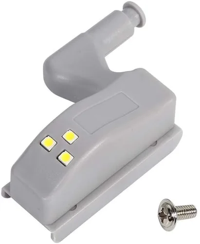 Miniatura 2 de Fdit 10 Uds. Blanco Cálido/Frío Universal Armario Bisagra Luz