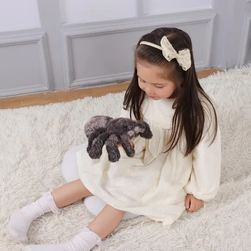 Miniatura 6 de Apricot Lamb Juguetes Insecto Peluche Araña Diablo Animal de peluche suave y tierno perfecto para niños (negro)