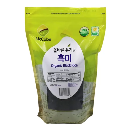 Miniatura 6 de McCabe Arroz dulce orgánico – Arroz pegajoso glutinoso Arroz orgánico sin gluten y sin OGM rico en fibras y minerales Certificado orgánico USDA
