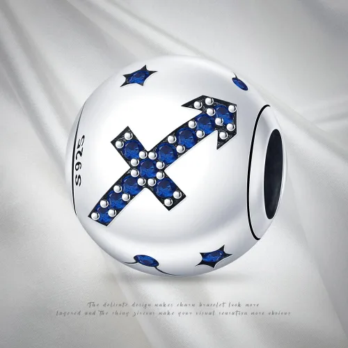 Miniatura 35 de Pandach 12 dijes de cumpleaños con signo del zodiaco de plata de ley 925 con piedra natal para mujer, pulsera, collar, pulsera, regalo para mujeres