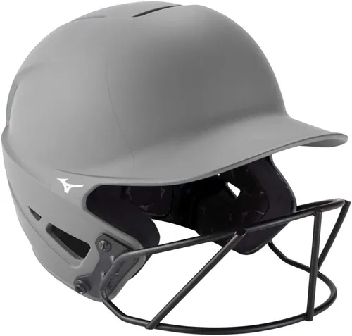 Miniatura 24 de Mizuno Casco de bateo de sóftbol F6 Fastpitch para adultos con máscara