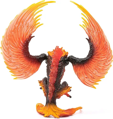 Miniatura 4 de Schleich Eldrador Creatures - Figura de acción de 17,8 cm de águila de fuego - Figura de grifo de lava con alas móviles para niños y niñas - Figuras